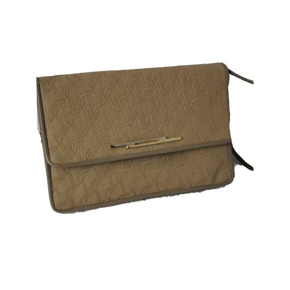 Lou Taylor Handbag Shoulder Strap Tan Leather Trim - Picture 2 of 8